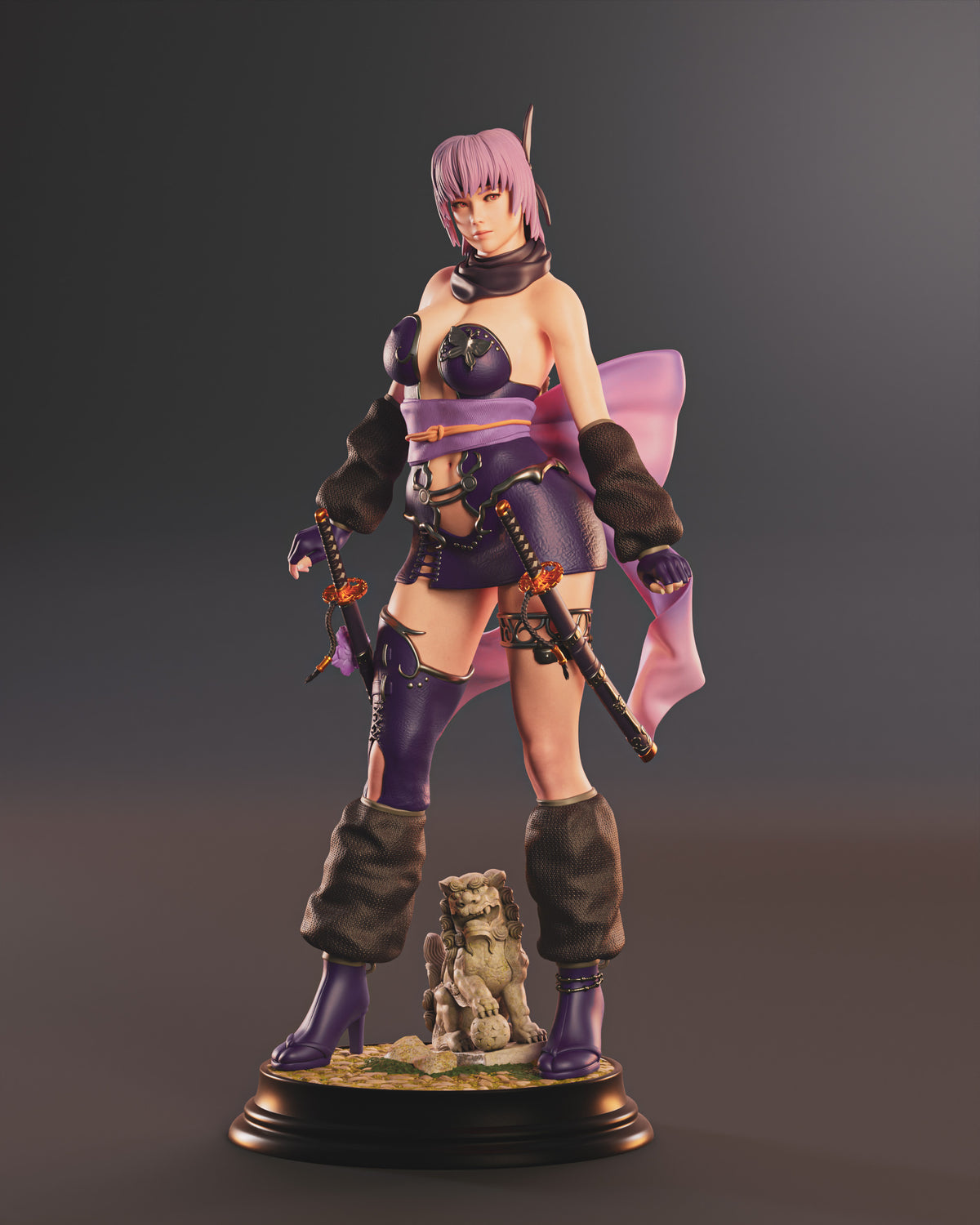 Ayane Sculpture (75mm to 500mm) - Unassembled/Unpainted/3D Print