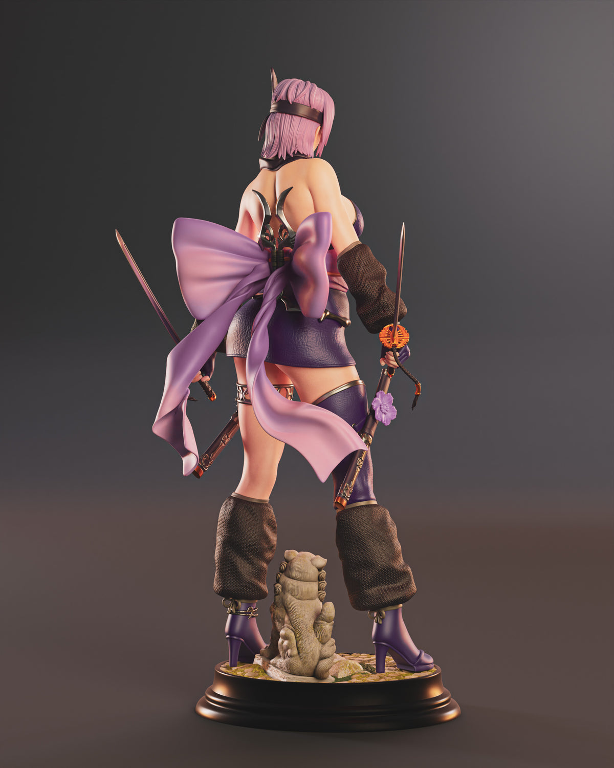 Ayane Sculpture (75mm to 500mm) - Unassembled/Unpainted/3D Print