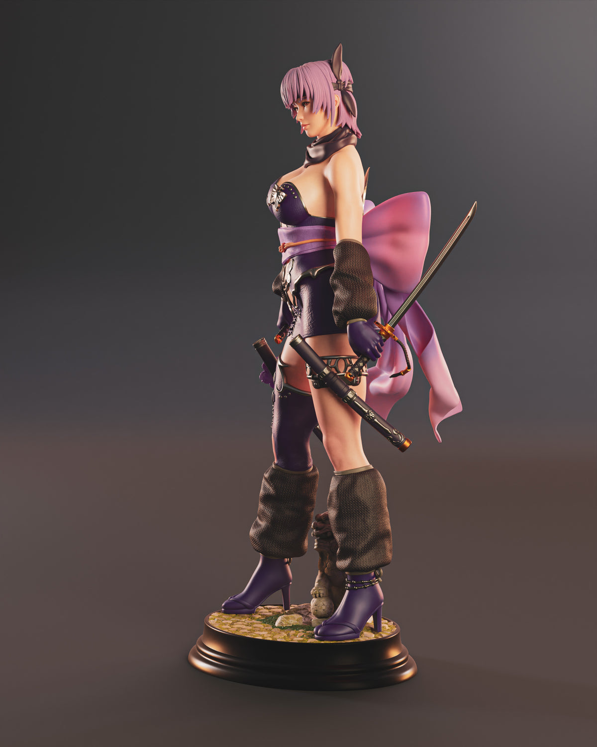 Ayane Sculpture (75mm to 500mm) - Unassembled/Unpainted/3D Print