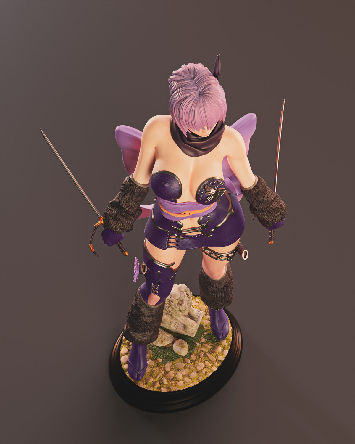Ayane Sculpture (75mm to 500mm) - Unassembled/Unpainted/3D Print