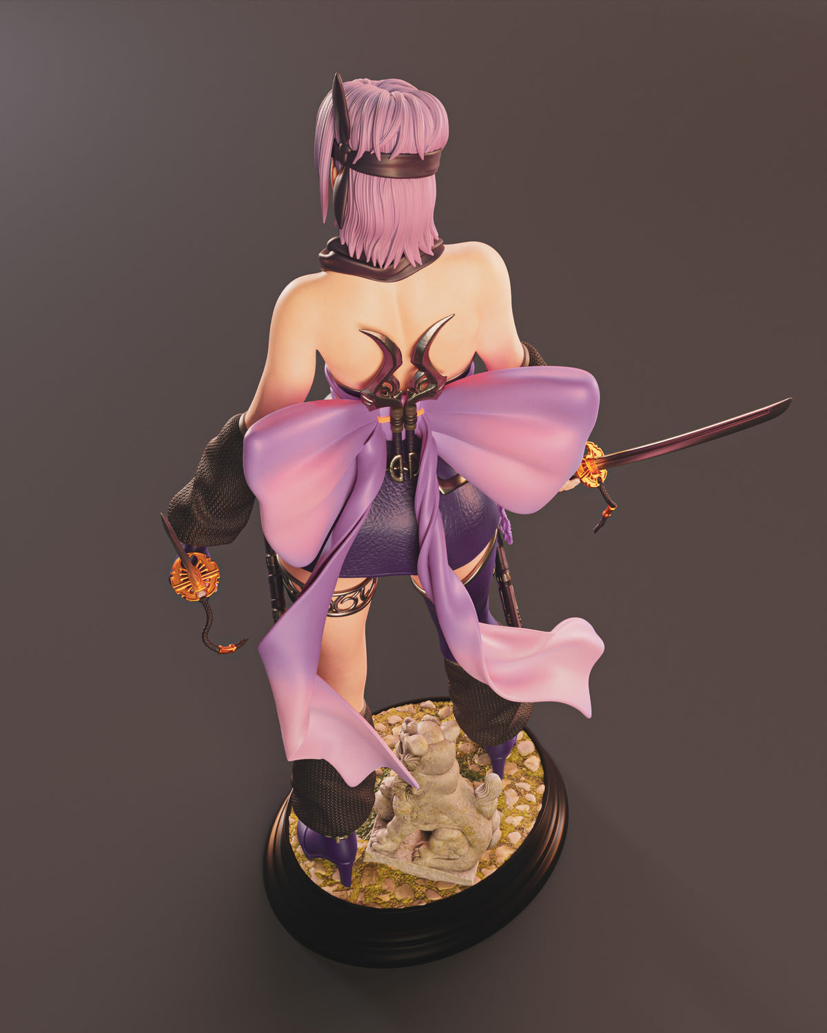 Ayane Sculpture (75mm to 500mm) - Unassembled/Unpainted/3D Print