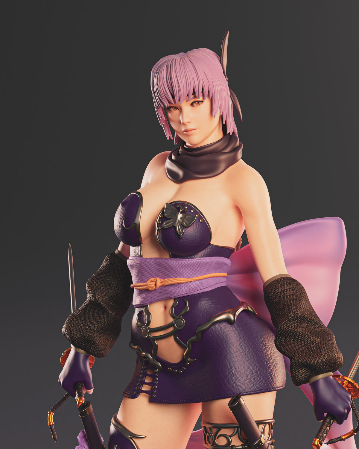 Ayane Sculpture (75mm to 500mm) - Unassembled/Unpainted/3D Print