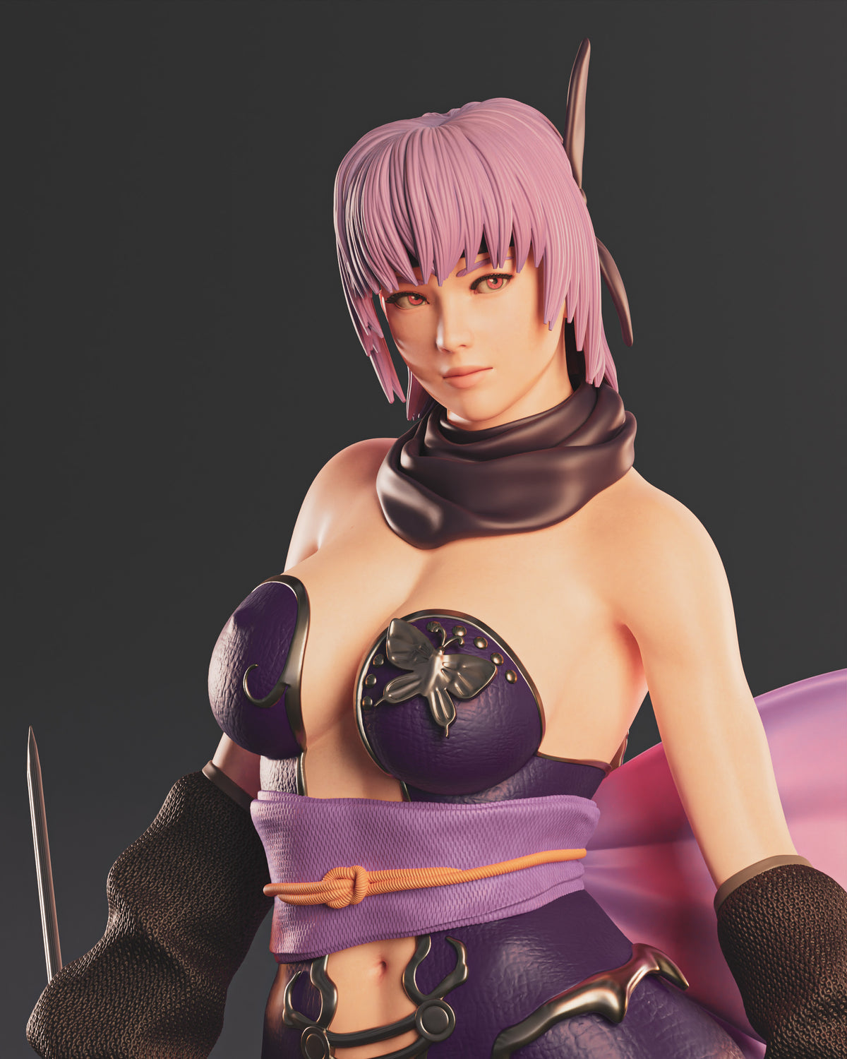 Ayane Sculpture (75mm to 500mm) - Unassembled/Unpainted/3D Print