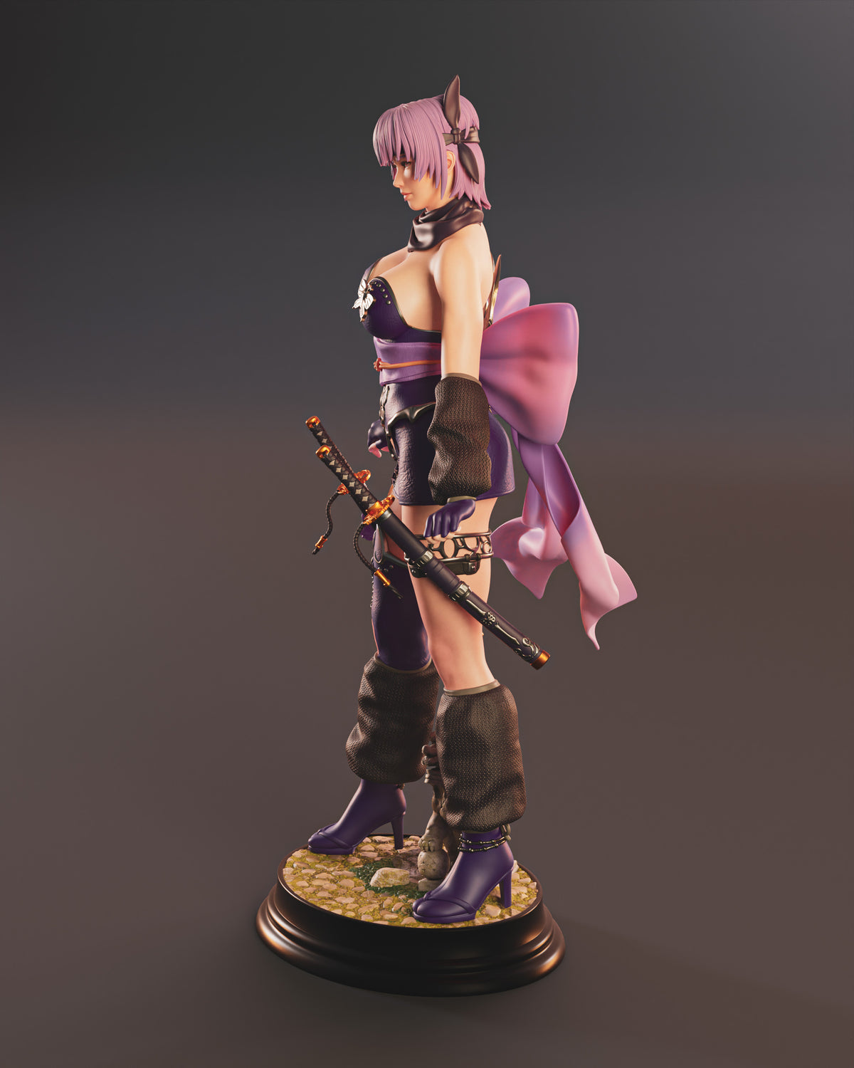 Ayane Sculpture (75mm to 500mm) - Unassembled/Unpainted/3D Print
