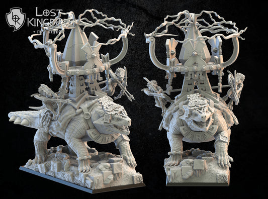 Ayokalotl Lightning - Lizard-Men - Compatible with Warhammer 40K - by Lost Kingdom - Tabletop RPG Miniature - Roleplaying 3D Printed Fantasy Mini