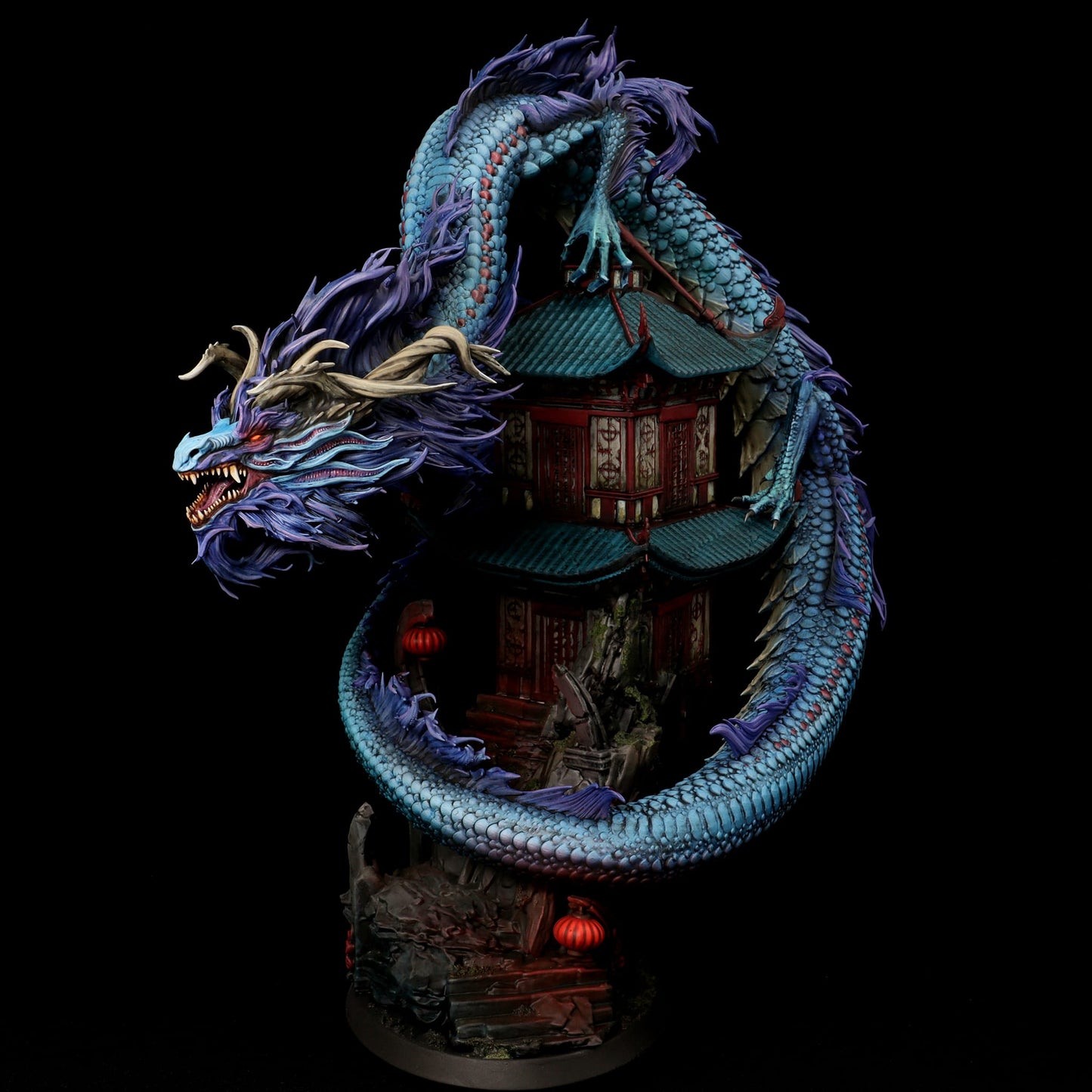 Azure Dragon - by Mini Monster Mayhem- Tabletop RPG Miniature - Roleplaying 3D Printed Fantasy Mini