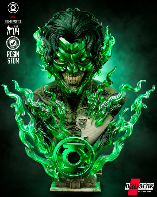 Green Lantern Sculpture(75mm to 500mm) - Unassembled/Unpainted/3D Print