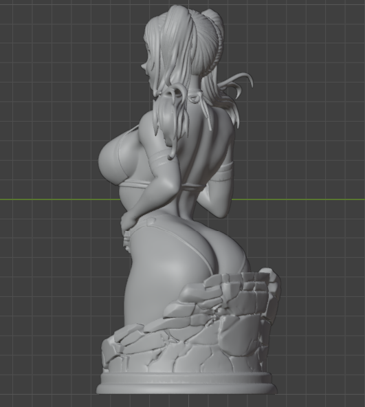 Harley Quinn pin-up Bust (75mm to 500mm) - Unassembled/Unpainted/3D Print