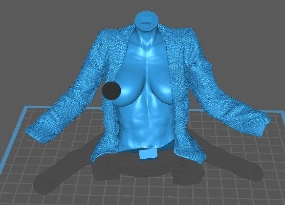 Ballerina SFW/NSFW Sculpture (75mm to 500mm) - Unassembled/Unpainted/3D Print