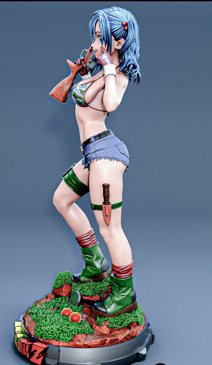 Bulma Sculpture (75mm to 500mm) - Unassembled/Unpainted/3D Print