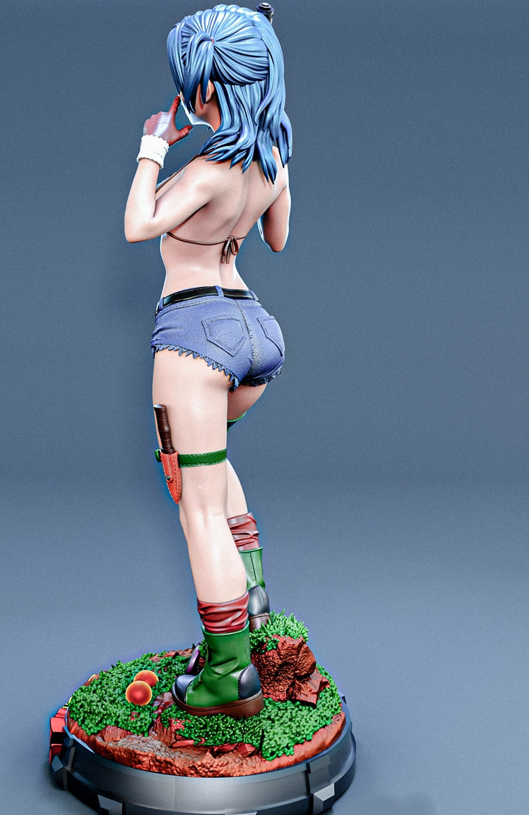 Bulma Sculpture (75mm to 500mm) - Unassembled/Unpainted/3D Print
