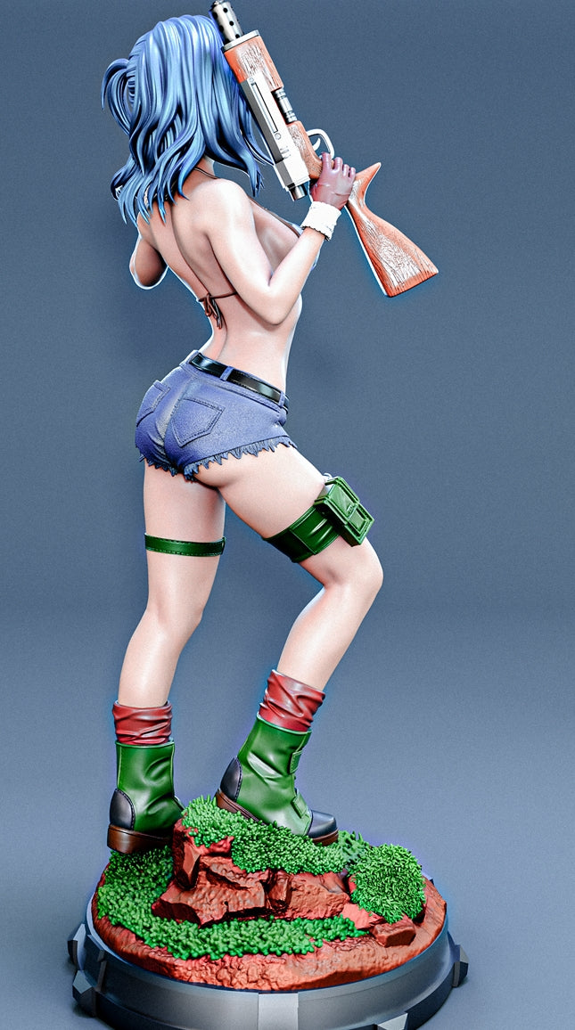 Bulma Sculpture (75mm to 500mm) - Unassembled/Unpainted/3D Print