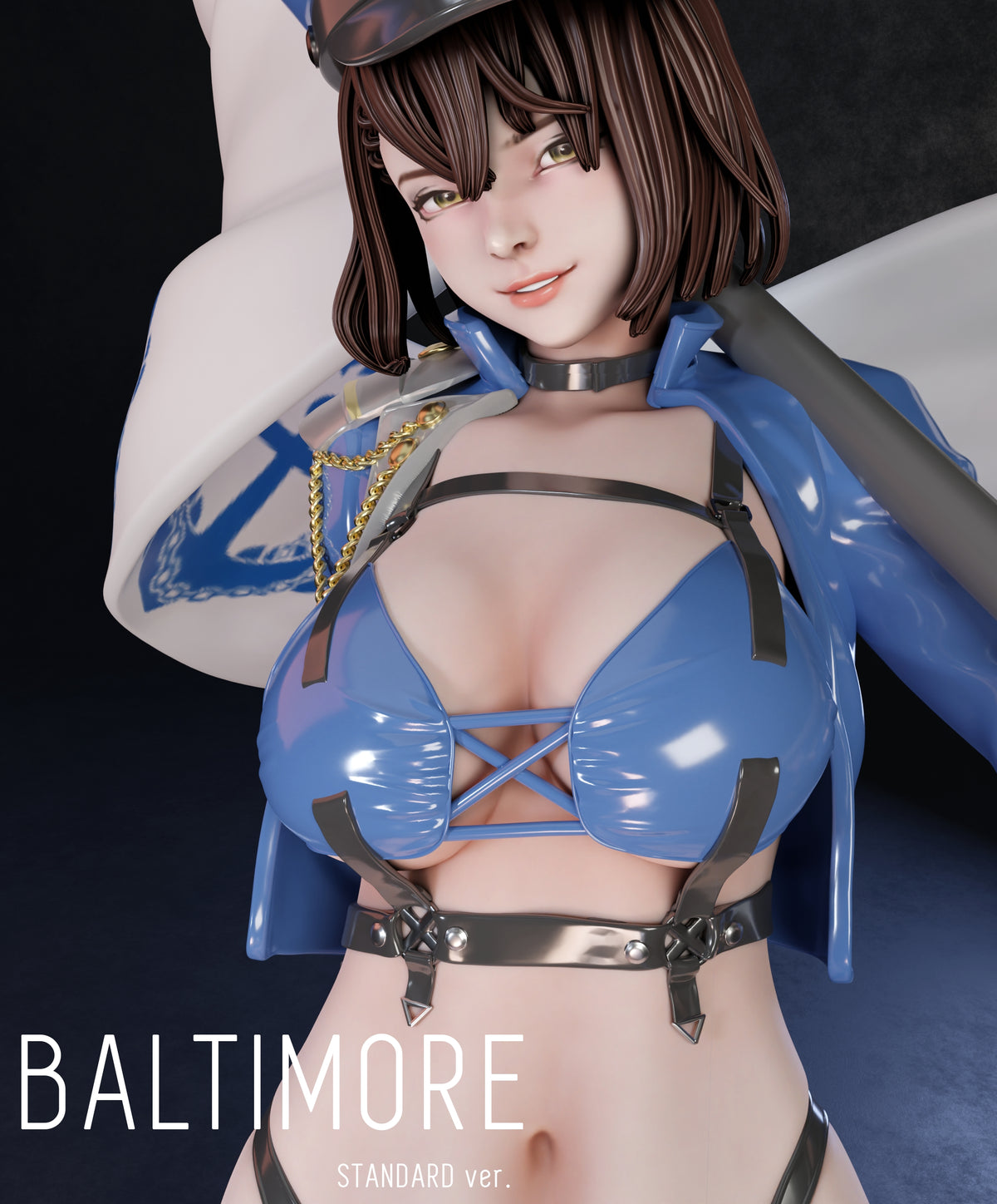 Baltimore SFW/NSFW Sculpture (75mm to 500mm) - Unassembled/Unpainted/3D Print