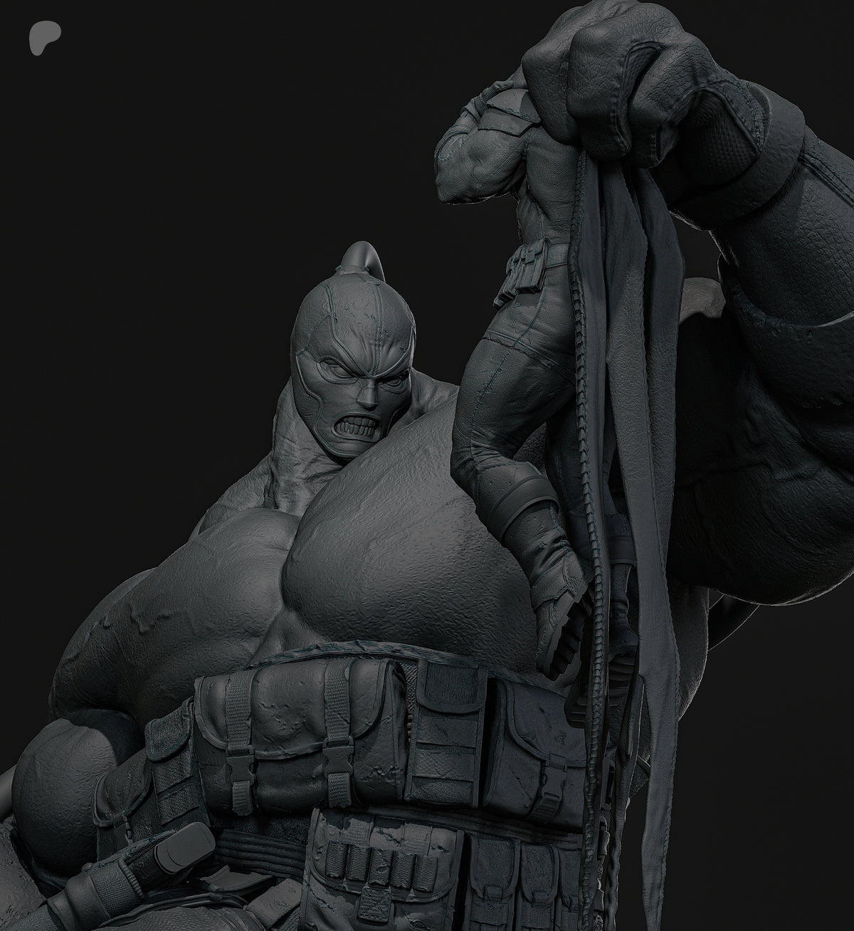 Bane Absolute Sculpture (75mm to 500mm) - Unassembled/Unpainted/3D Print