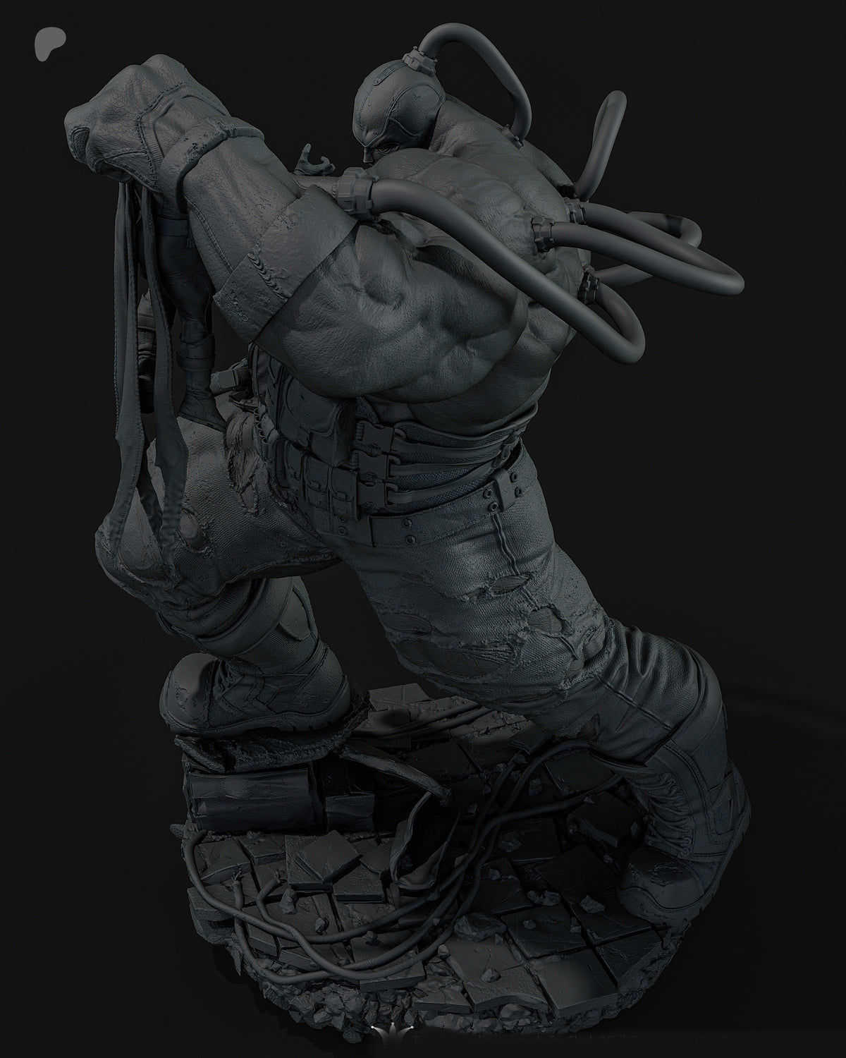 Bane Absolute Sculpture (75mm to 500mm) - Unassembled/Unpainted/3D Print