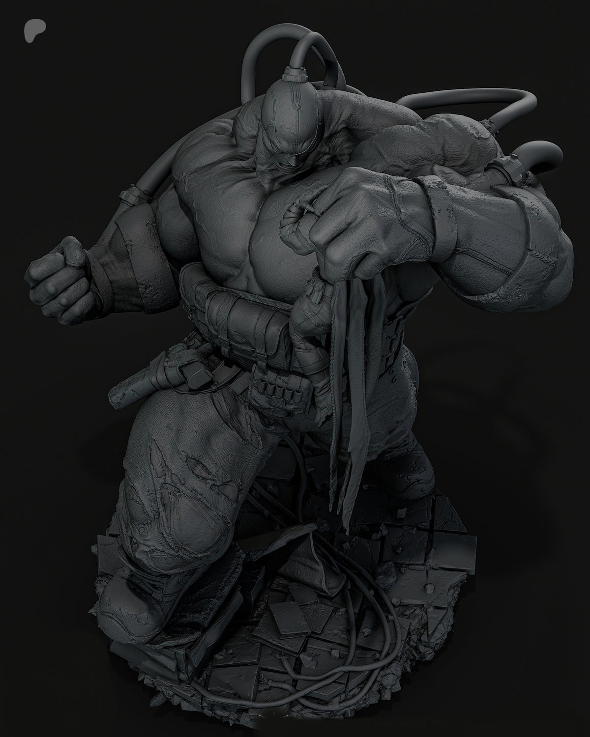 Bane Absolute Sculpture (75mm to 500mm) - Unassembled/Unpainted/3D Print