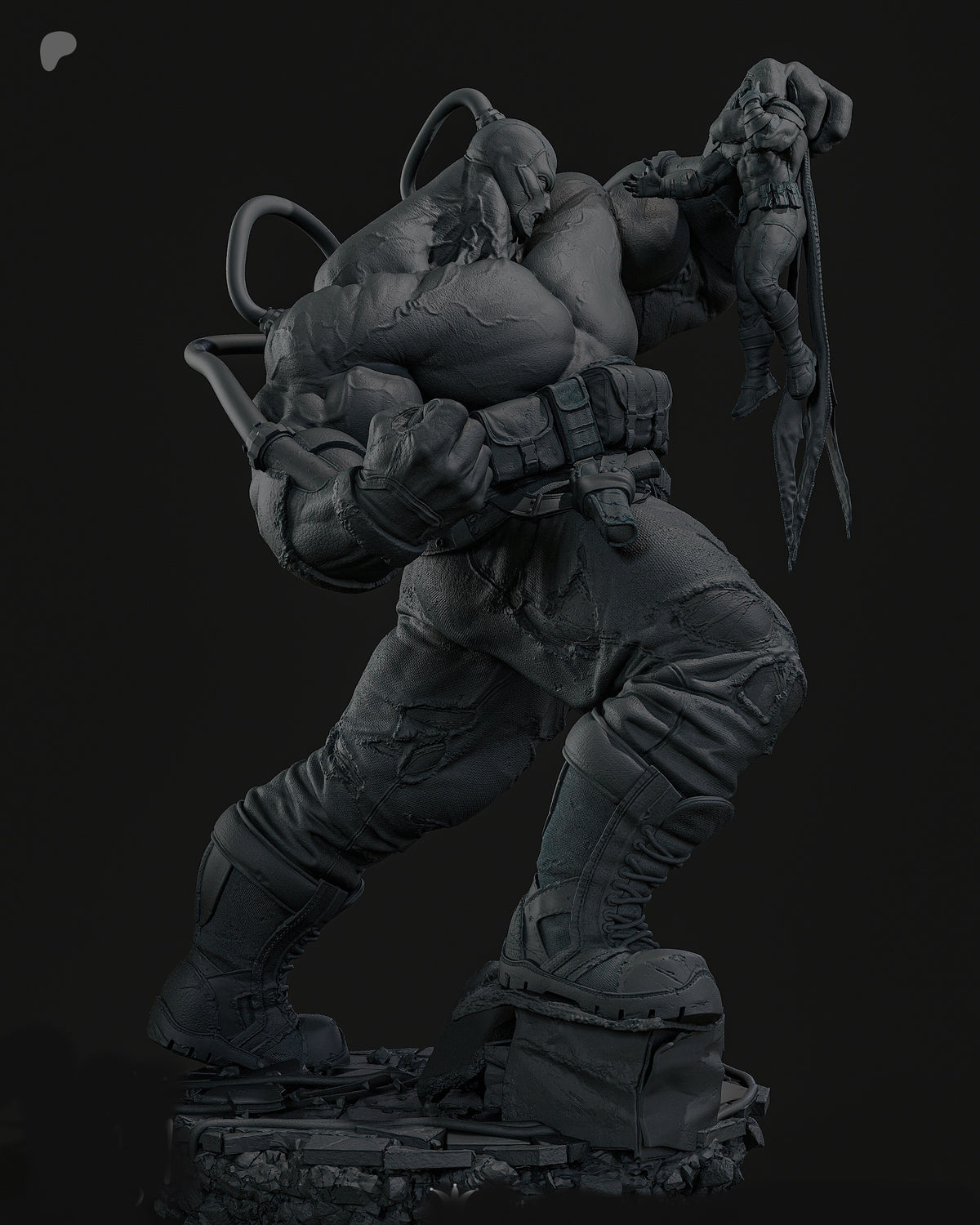 Bane Absolute Sculpture (75mm to 500mm) - Unassembled/Unpainted/3D Print