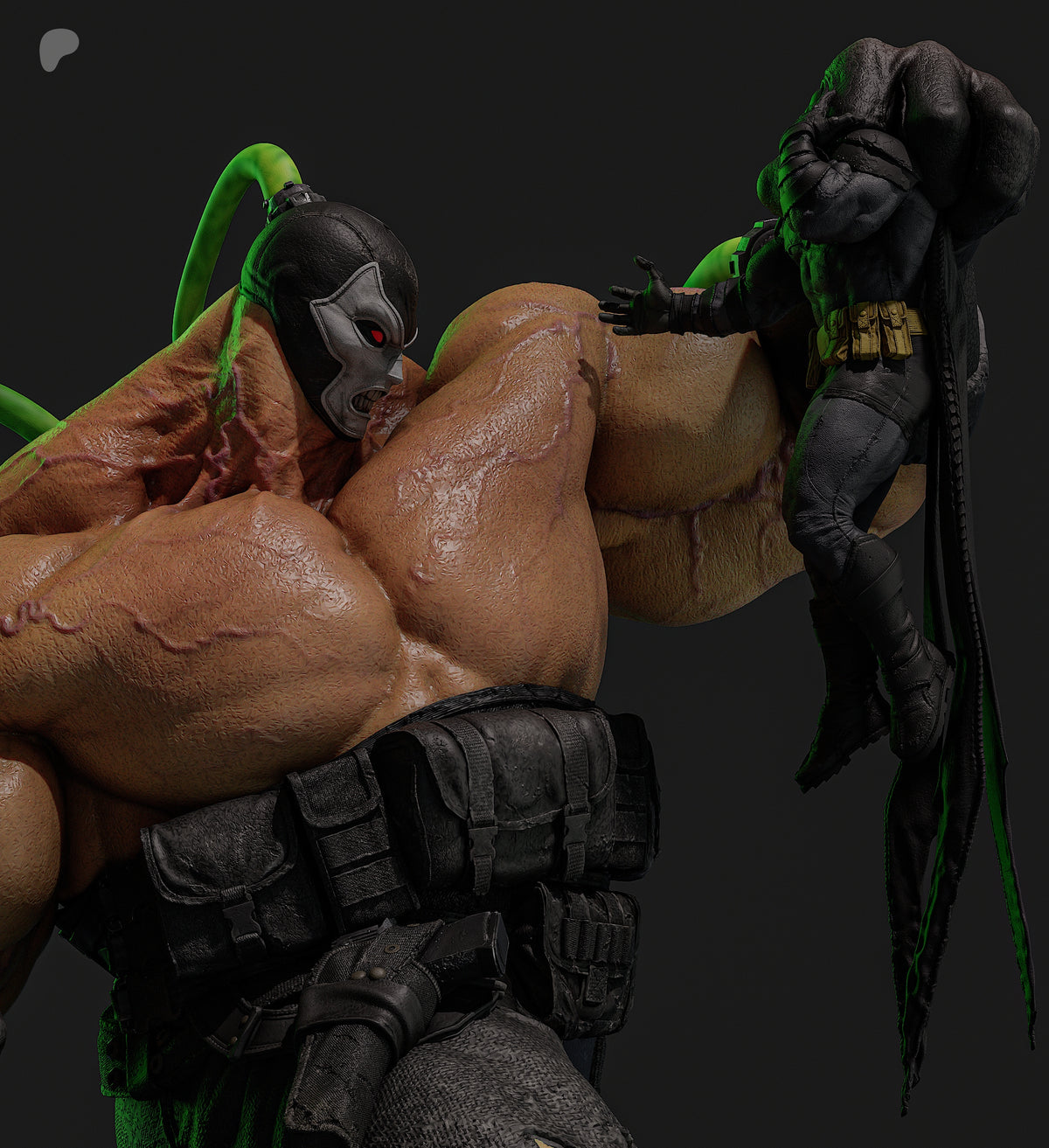 Bane Absolute Sculpture (75mm to 500mm) - Unassembled/Unpainted/3D Print