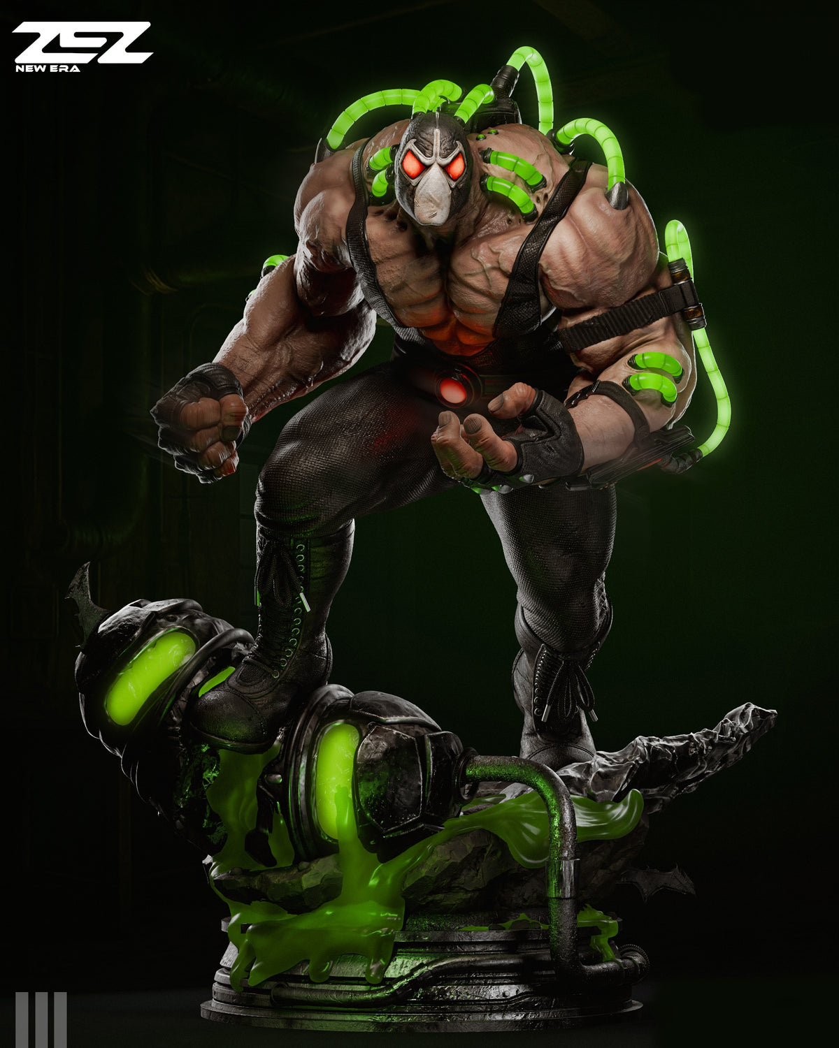 Bane Sculpture (75mm to 500mm) - Unassembled/Unpainted/3D Print
