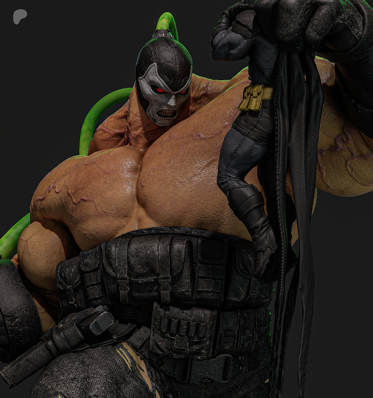 Bane Absolute Sculpture (75mm to 500mm) - Unassembled/Unpainted/3D Print