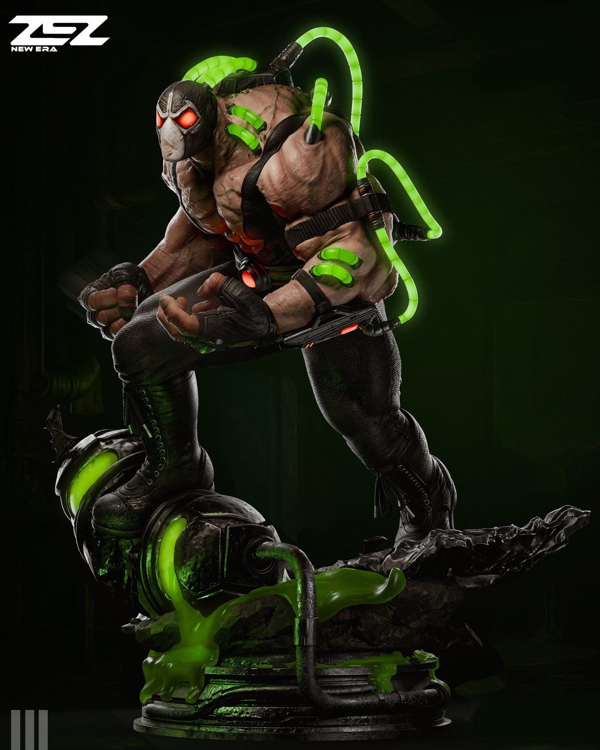 Bane Sculpture (75mm to 500mm) - Unassembled/Unpainted/3D Print