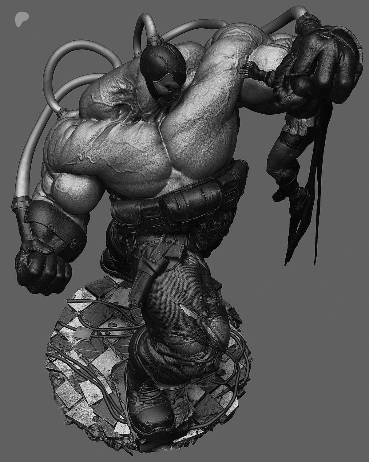 Bane Absolute Sculpture (75mm to 500mm) - Unassembled/Unpainted/3D Print
