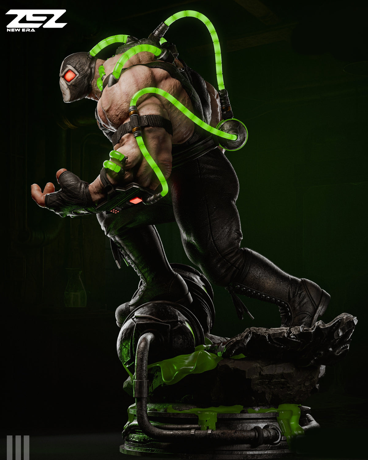 Bane Sculpture (75mm to 500mm) - Unassembled/Unpainted/3D Print