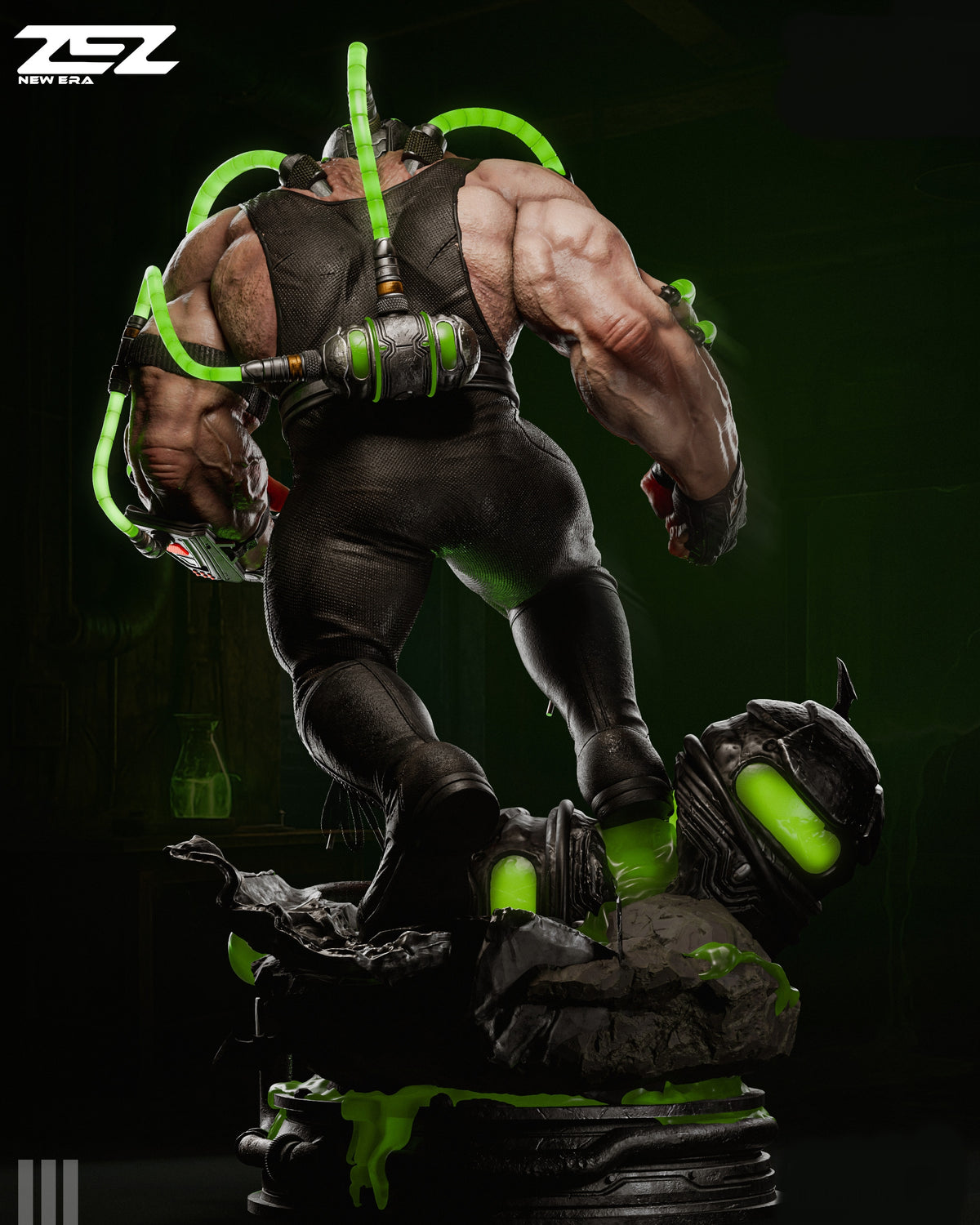 Bane Sculpture (75mm to 500mm) - Unassembled/Unpainted/3D Print