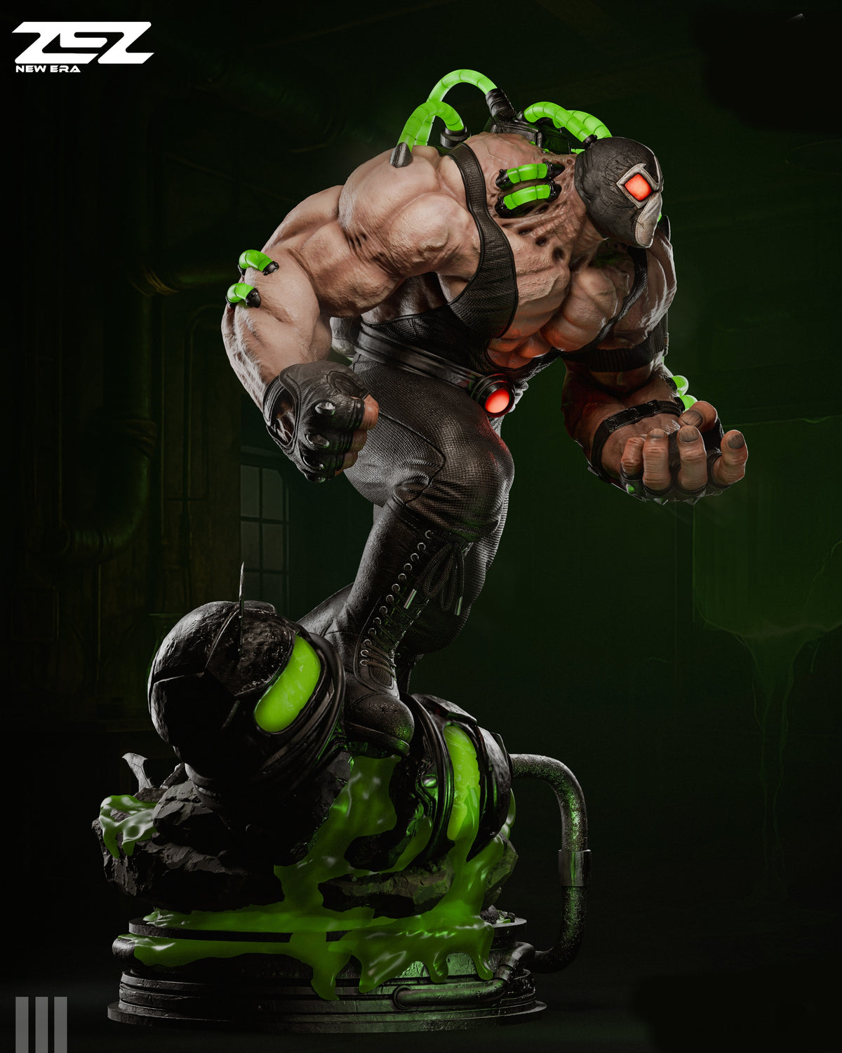Bane Sculpture (75mm to 500mm) - Unassembled/Unpainted/3D Print