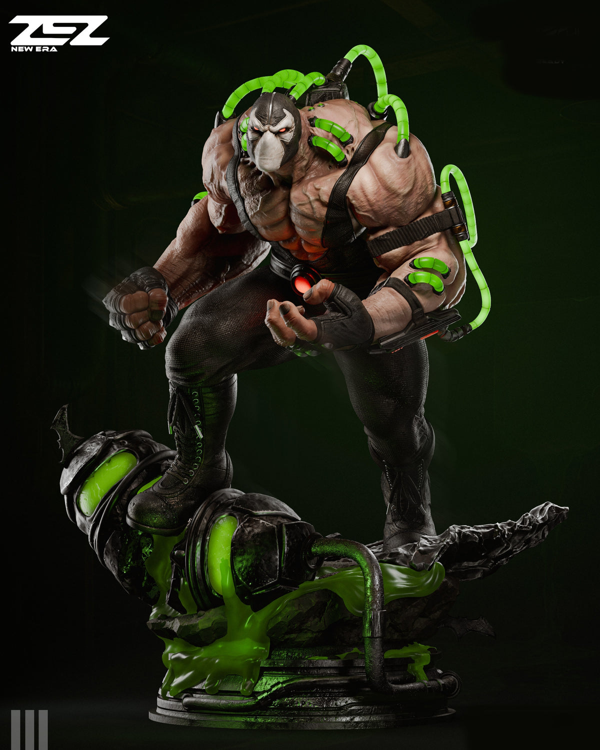 Bane Sculpture (75mm to 500mm) - Unassembled/Unpainted/3D Print