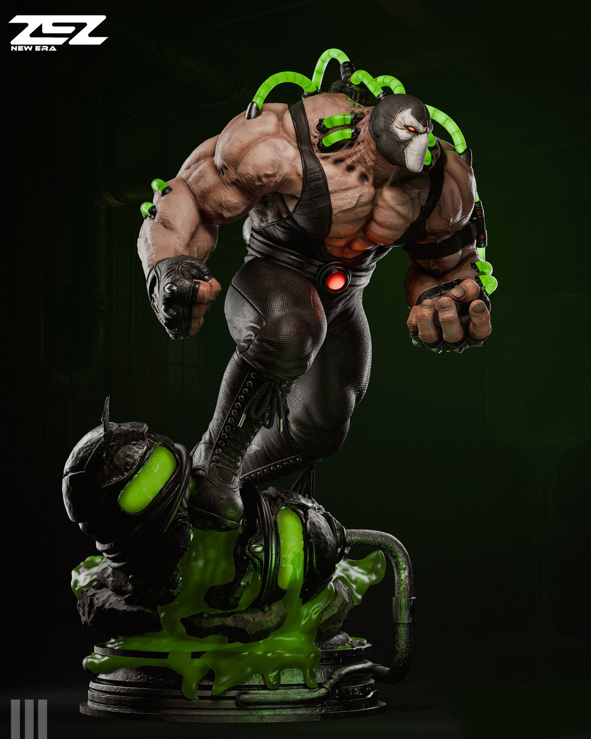 Bane Sculpture (75mm to 500mm) - Unassembled/Unpainted/3D Print