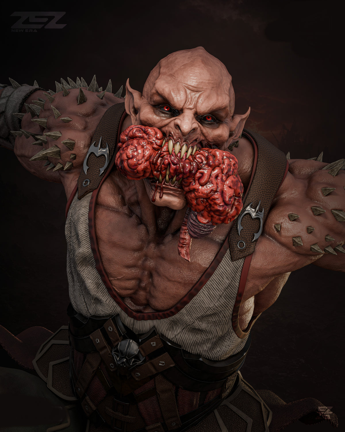 Baraka Sculpture (75mm to 500mm) - Unassembled/Unpainted/3D Print