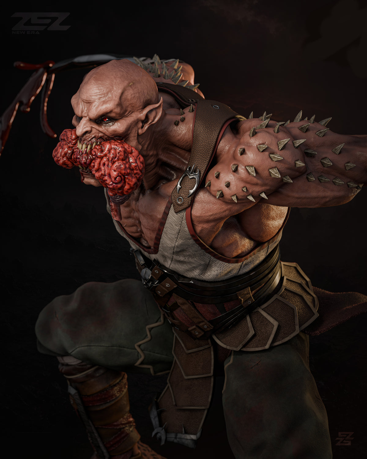 Baraka Sculpture (75mm to 500mm) - Unassembled/Unpainted/3D Print