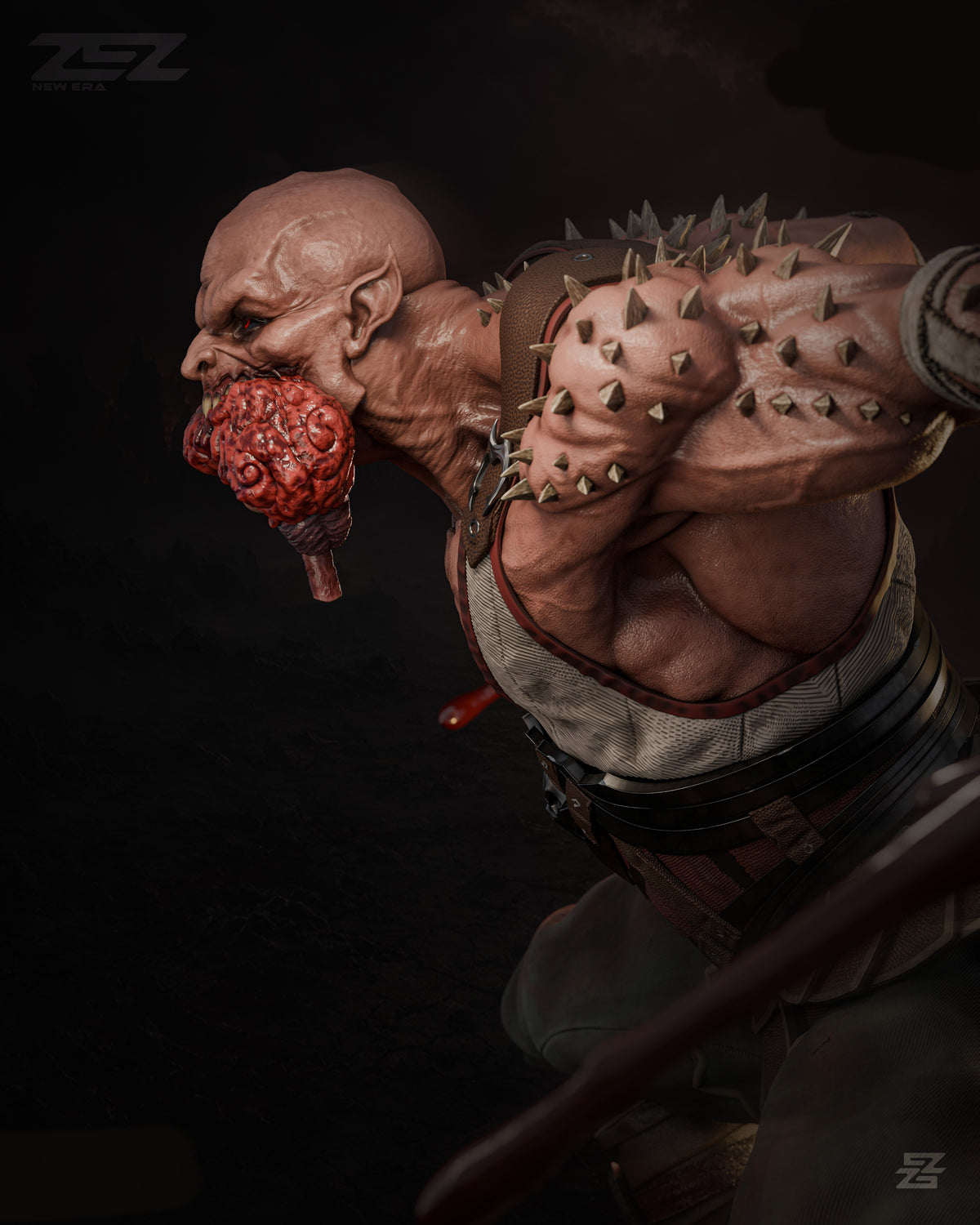 Baraka Sculpture (75mm to 500mm) - Unassembled/Unpainted/3D Print