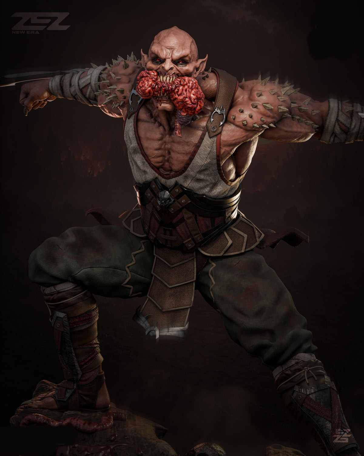 Baraka Sculpture (75mm to 500mm) - Unassembled/Unpainted/3D Print