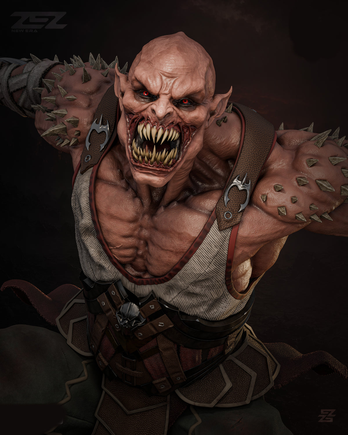 Baraka Sculpture (75mm to 500mm) - Unassembled/Unpainted/3D Print