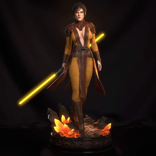 Bastila Shan Sculpture (75mm to 500mm) - Unassembled/Unpainted/3D Print