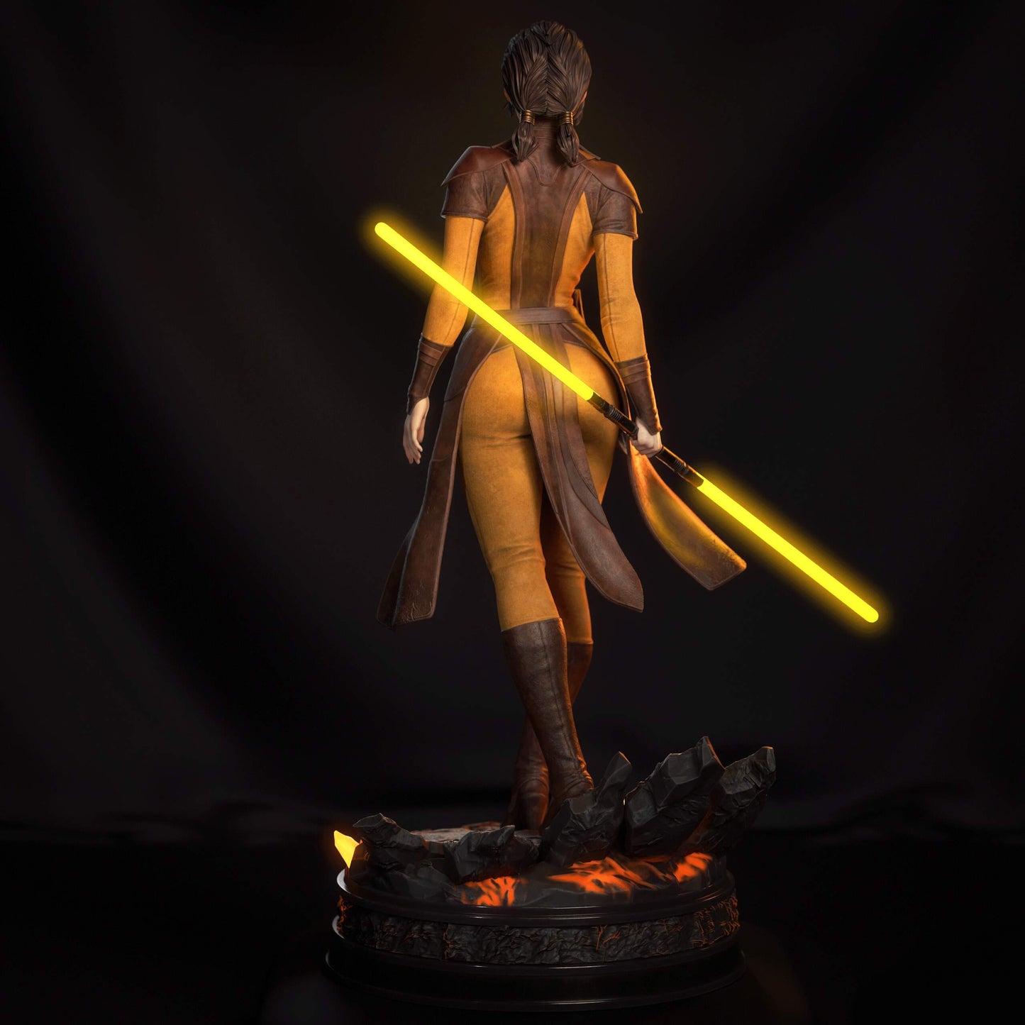 Bastila Shan Sculpture (75mm to 500mm) - Unassembled/Unpainted/3D Print