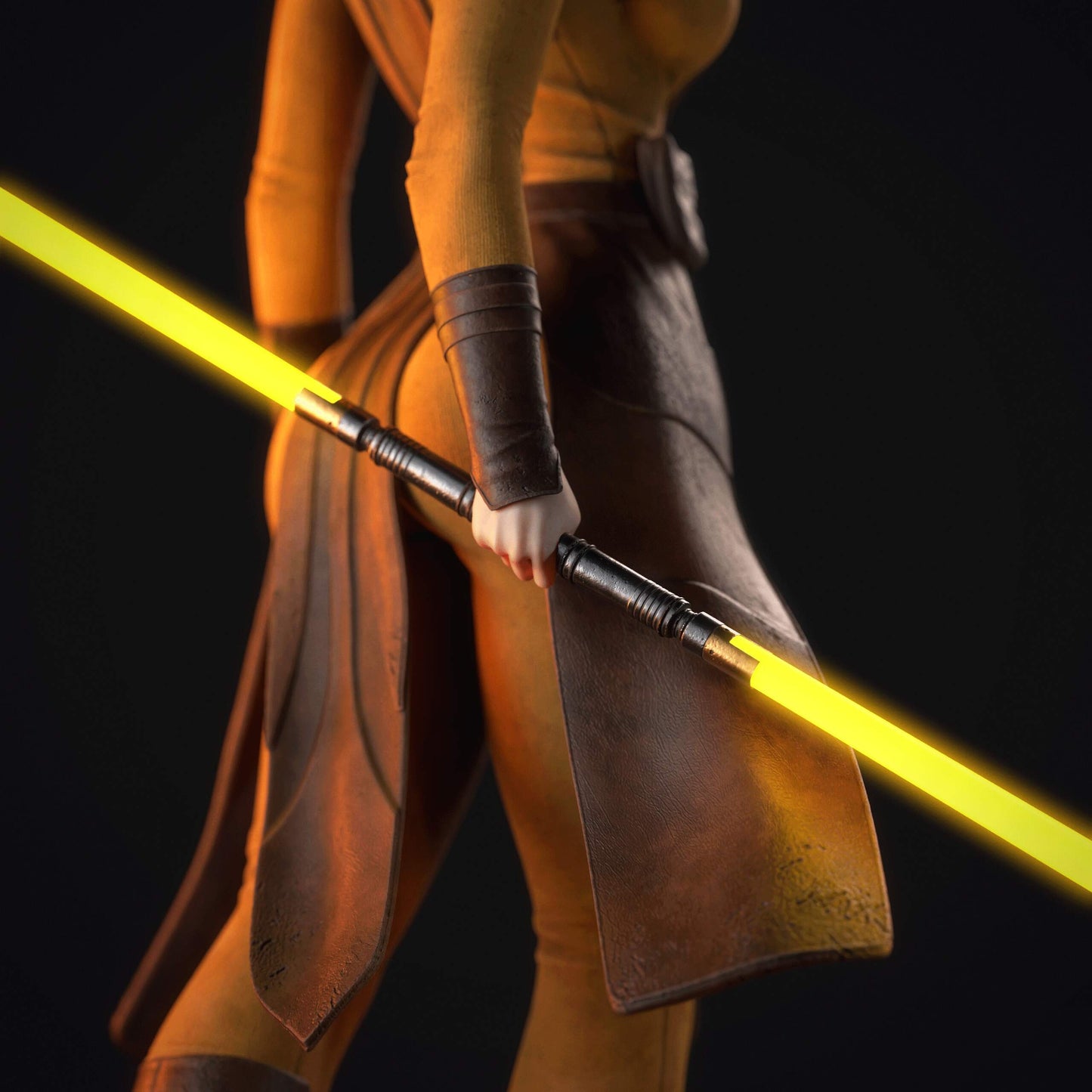 Bastila Shan Sculpture (75mm to 500mm) - Unassembled/Unpainted/3D Print