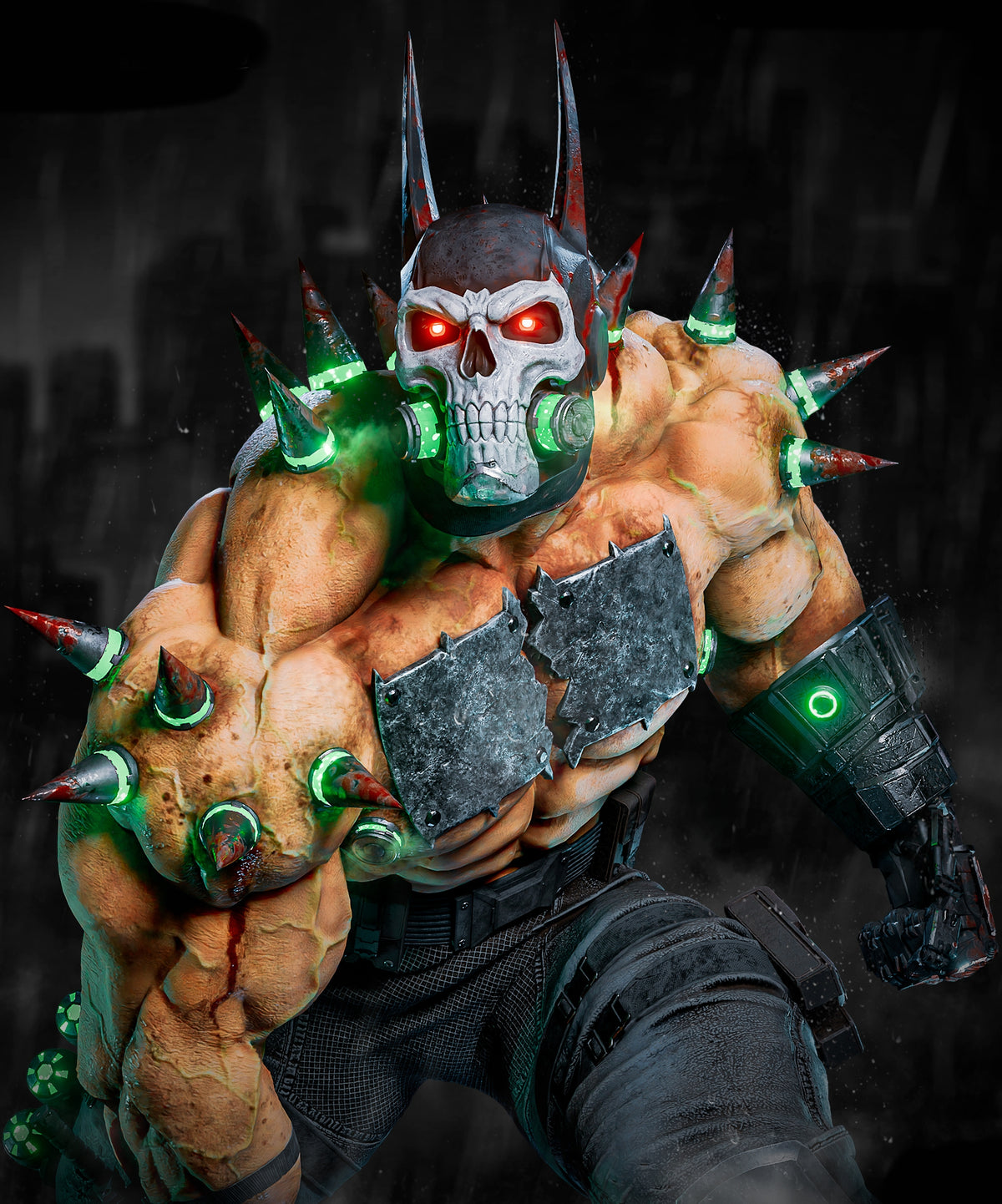 BatBane Sculpture (75mm to 500mm) - Unassembled/Unpainted/3D Print