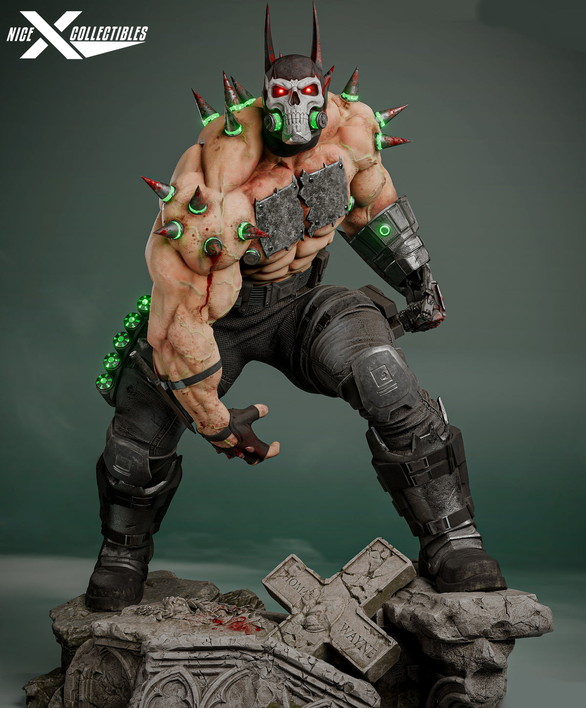 BatBane Sculpture (75mm to 500mm) - Unassembled/Unpainted/3D Print