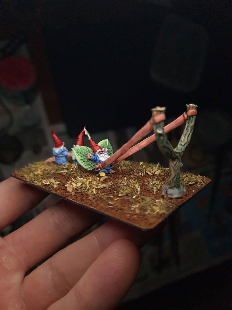 Battle for Shroom Pass - Monopose Gnome Army Reinforcements - Dungeons and Dragons - by Warp Minis- Tabletop RPG Miniature - Roleplaying 3D Printed Fantasy Mini