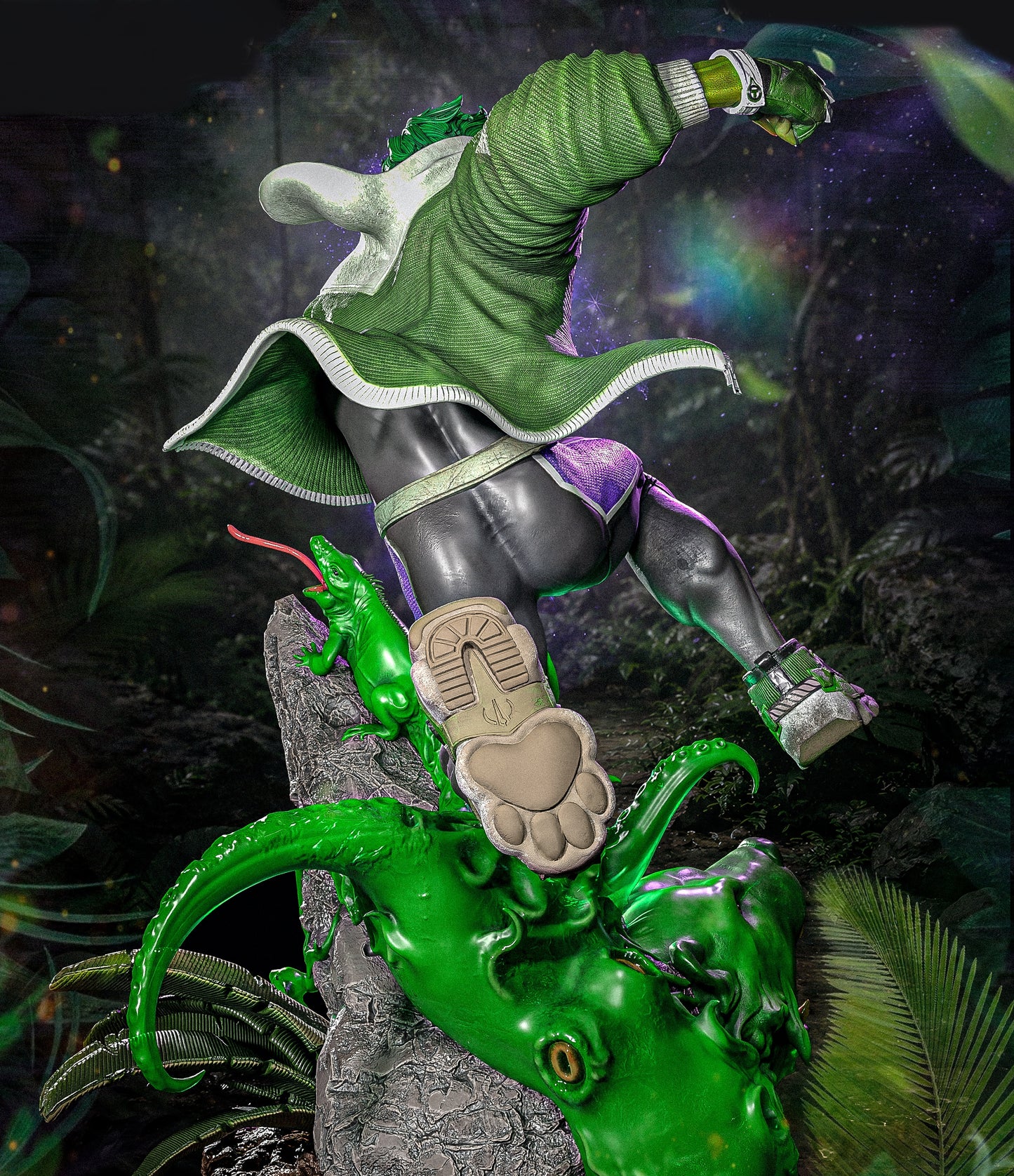 Beast Boy Sculpture (75mm to 500mm) - Unassembled/Unpainted/3D Print