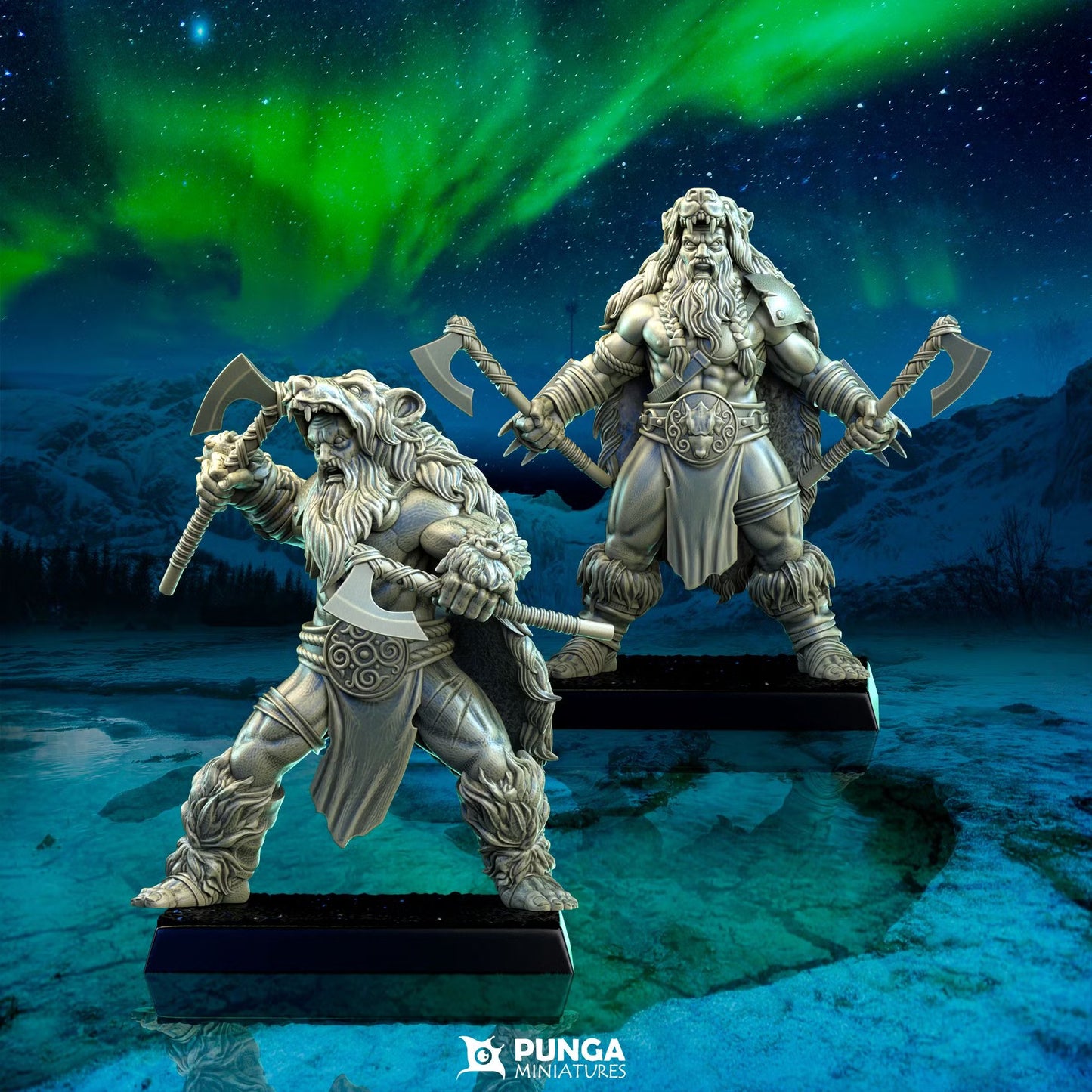 The Ashborn Horde (x30) - Chaos Barbarians - TTRPG - Wargaming - Dungeons and Dragons