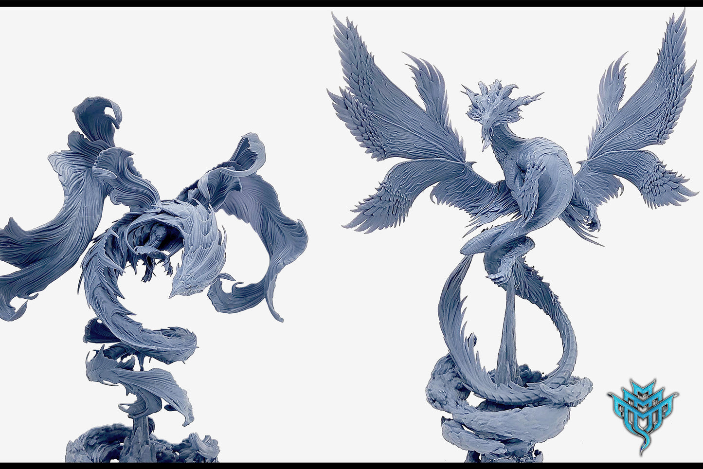 Betta Dragon - by Mini Monster Mayhem- Tabletop RPG Miniature - Roleplaying 3D Printed Fantasy Mini