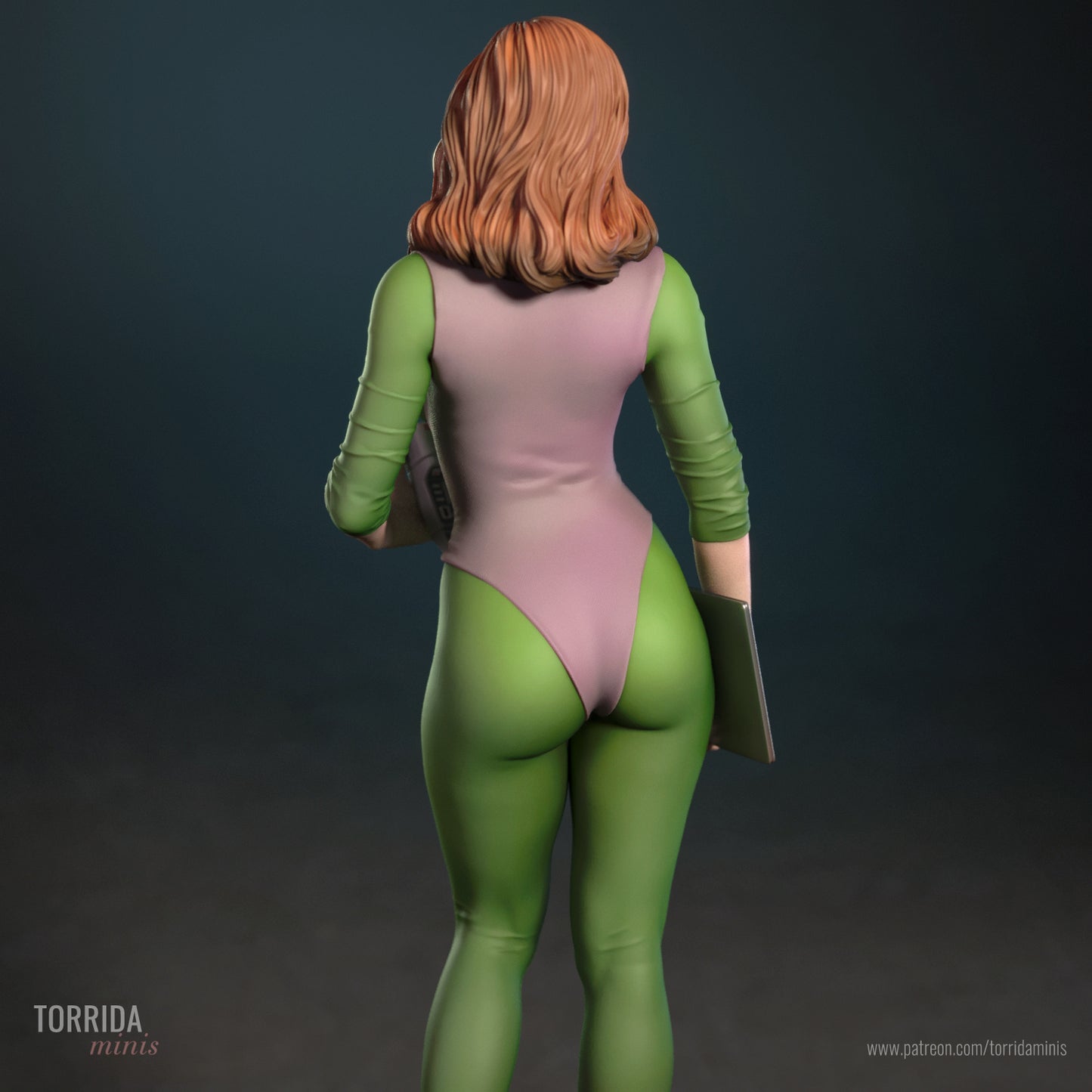 Beverly Crusher Sculpture (75mm to 500mm) - Unassembled/Unpainted/3D Print