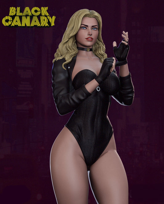 Black Canary Sculpture (75mm to 500mm) - Unassembled/Unpainted/3D Print