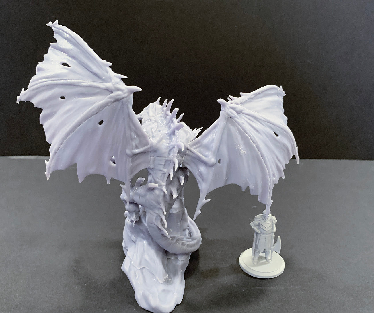 Black Dragon V2 - by Mini Monster Mayhem- Tabletop RPG Miniature - Roleplaying 3D Printed Fantasy Mini