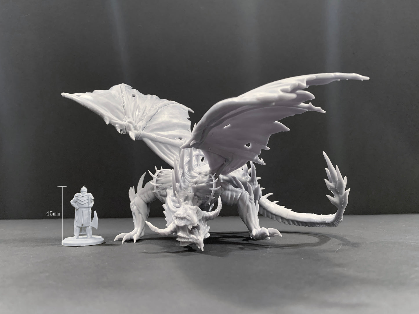 Black Dragon V1 - by Mini Monster Mayhem- Tabletop RPG Miniature - Roleplaying 3D Printed Fantasy Mini