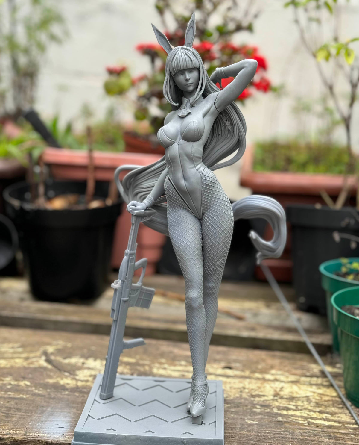 Blanc (Goddess of Victory: NIKKE) Sculpture(75mm to 500mm) - Unassembled/Unpainted/3D Print